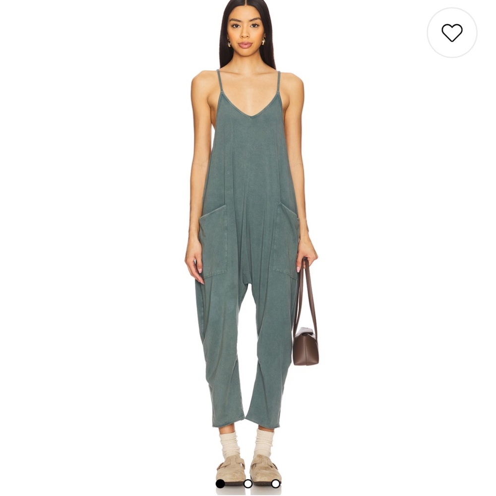 Free people FP Movement Hot Shot Onesie in Midnight Jade sz XS